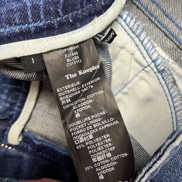 NWT The Kooples The Western Buckle Denim Skirt Size 1/25-26US - Picture 7 of 7